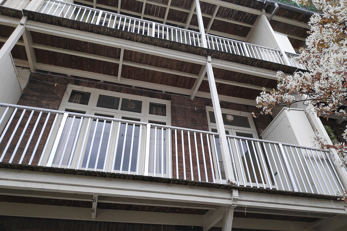 aluminium balustrade in Amsterdam