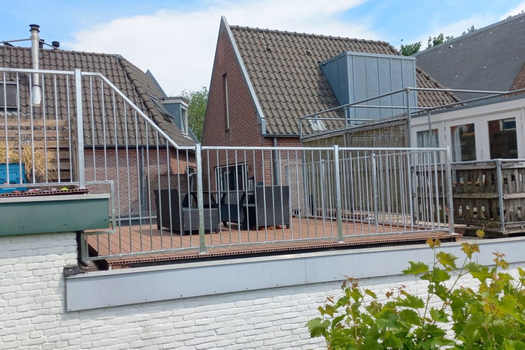 Stalen balustrade in Enkhuizen