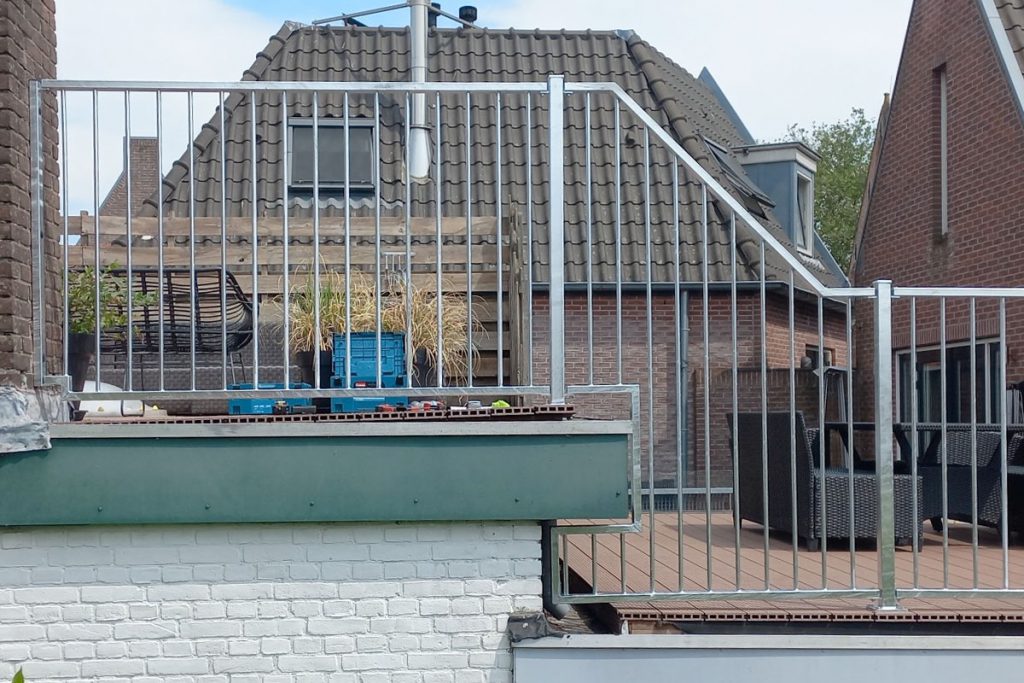 Stalen balustrade in Enkhuizen