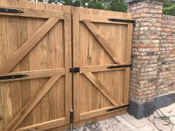 Houten draaipoort HP01
