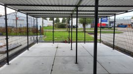 Binnenzijde stalling