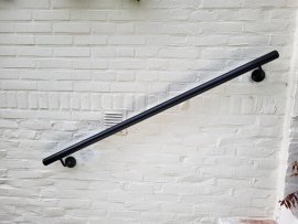 Ronde trapleuning buiten