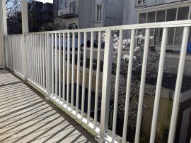 Aluminium hekwerk in Amsterdam