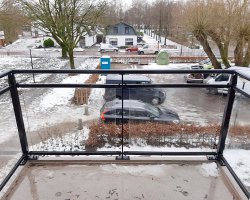 Glazen balustrade G04