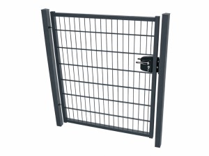 Dubbelstaafmat Enkele Poort Antraciet RAL7016