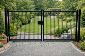 Dubbelstaafmat Dubbele Poort Zwart RAL9005