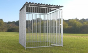 Complete Hondenkennel met Cementvezel dak HK02