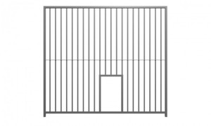 Hondenkennel Paneel met Nachthok opening