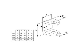 Locinox Scharnier onderdeel SN02