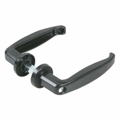 Poortklink aluminium zwart