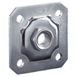 Comunello muurplaat met moer