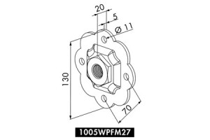 Locinox Muurplaat SN08