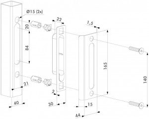 Locinox Slotvanger Sierpoort