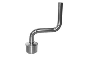 Inox/RVS Leuninghouder voor buis BK10