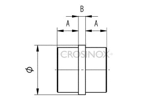 RVS Buisverbinder CB32