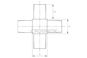 RVS Kokerverbinder CB38