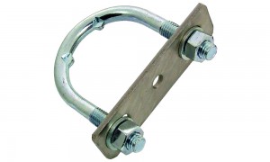Bevestigingsbeugel 1 1/2'' - 2'', met verstevigingsplaat