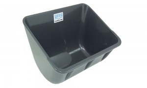 Voerbak recht 14 ltr.