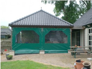 Verandazeil met raam VZ02